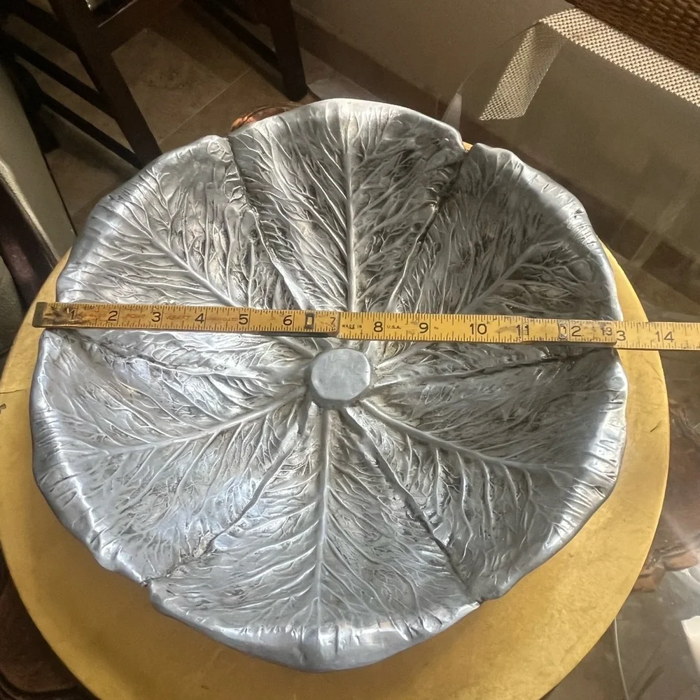Silver Leaf-Shaped Bowl - Picture 8 of 9